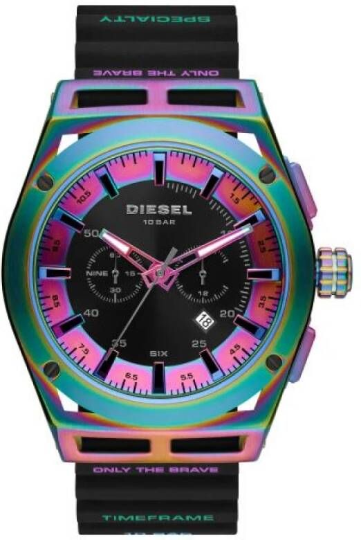 Diesel Horloges Timeframe DZ4547 Zwart