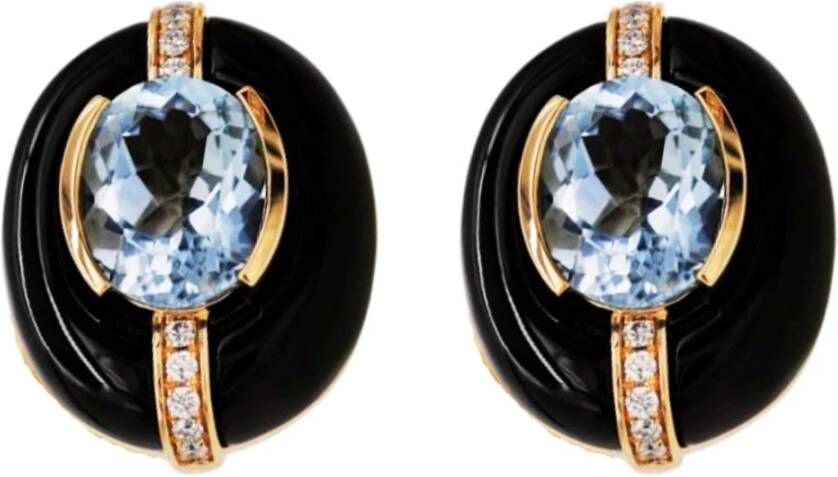 Dinari Jewels Manchetknopen Zwart Heren