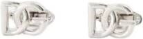 Dolce & Gabbana Boutons de manchettes DG , Grijs, Dames