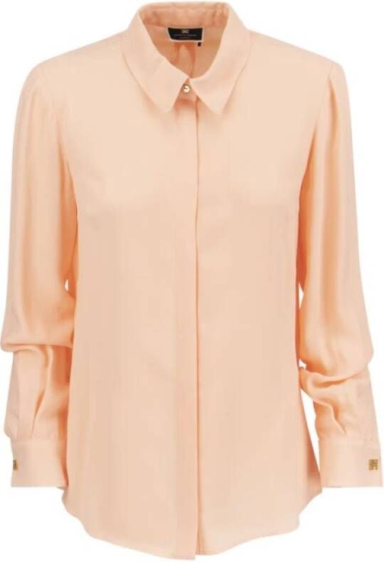 Elisabetta Franchi Longsleeve shirts Beige Dames