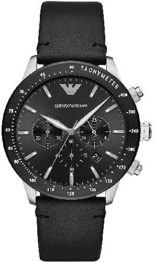 Emporio Armani Casual horloge , Zwart, Heren