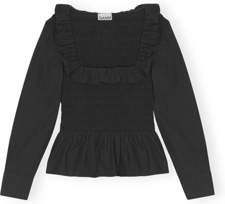 Ganni Blouses Zwart Dames