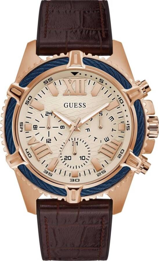 Guess Horloges Bruin Heren