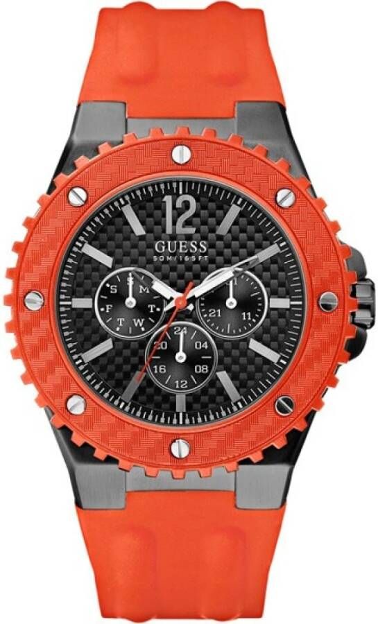 Guess Horloges Oranje Heren