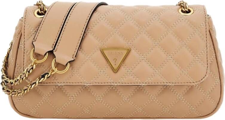 Guess Beige Schoudertas Giully Convertible Xbody Flap