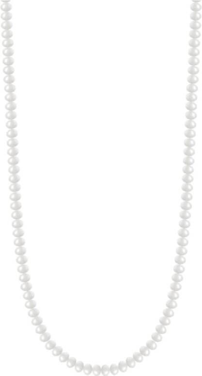 Julie Sandlau Esther ketting 14k goud , Wit, Dames