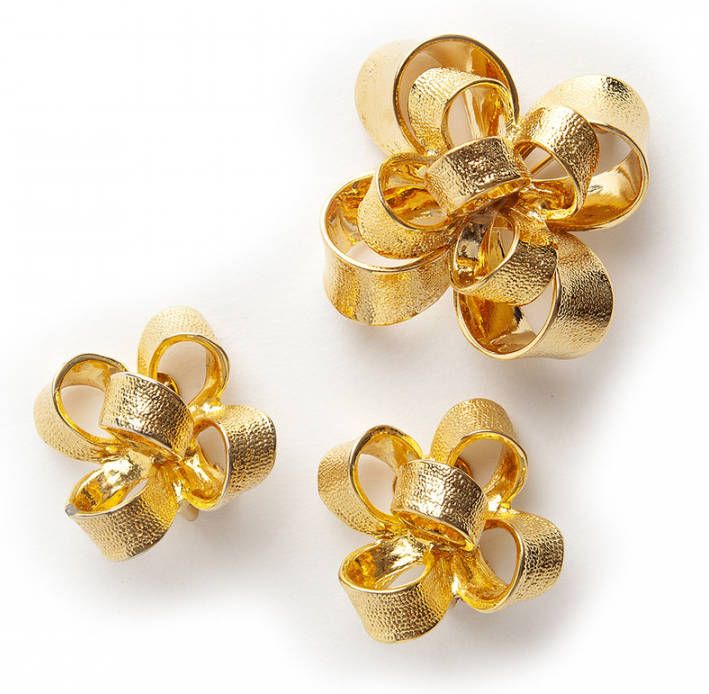 Kenneth Jay Lane Pre owned Vintage sieraden Oranje Dames