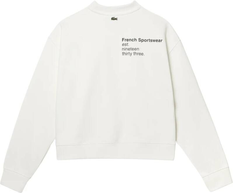 Lacoste Hoodies & Sweatvesten Wit Dames