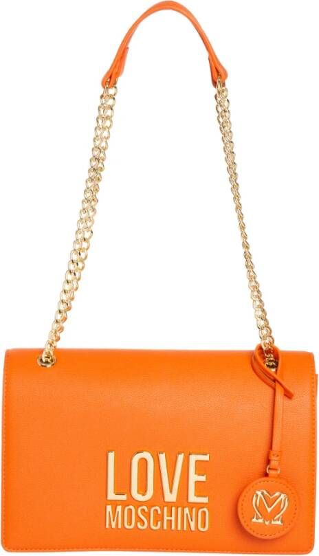 Love Moschino Dames tassen handtas oranje noos , Oranje, Dames