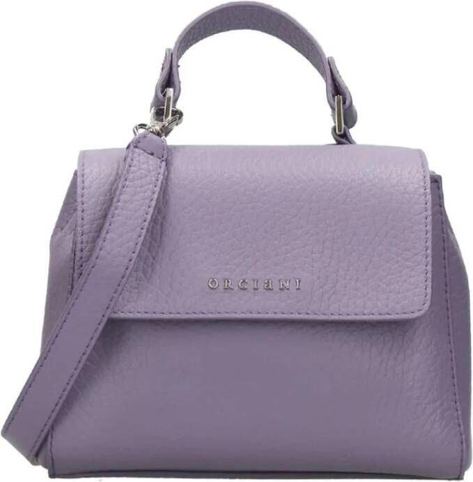Orciani Handtas B02019 SOF 22 , Paars, Dames