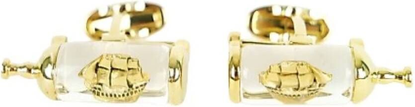 Paul Smith Manchetlinks stropd clips , Geel, Heren