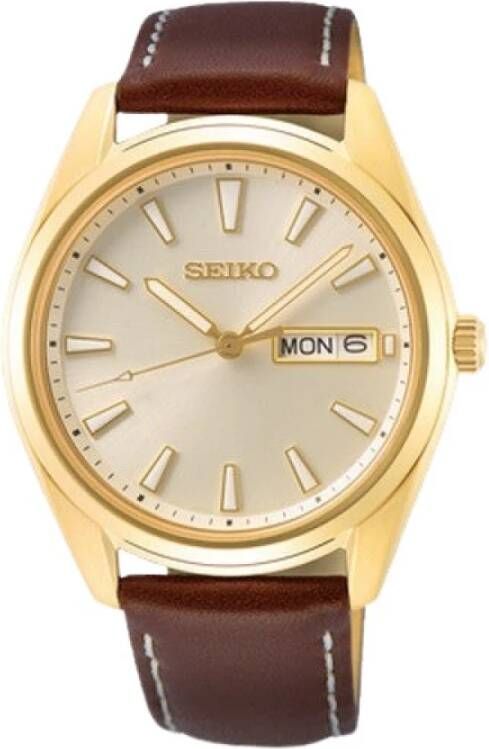 Seiko Horloges Bruin Heren