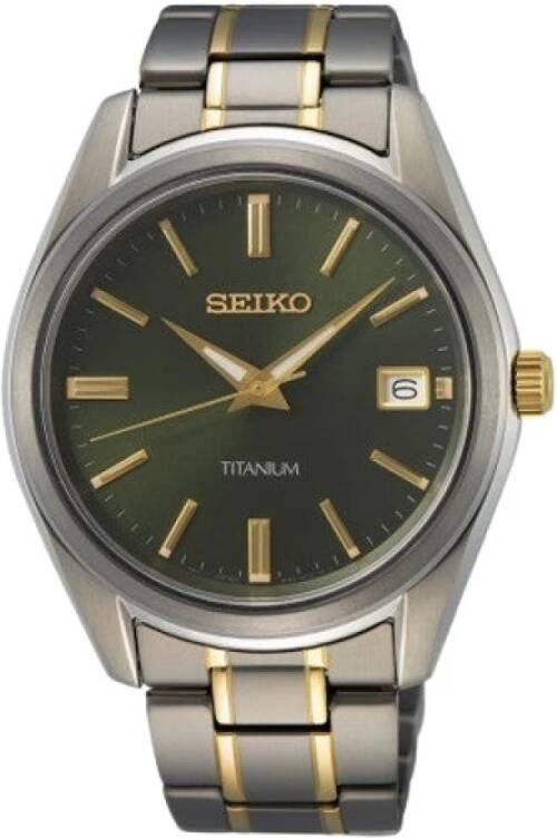 Seiko Horloges Grijs Heren