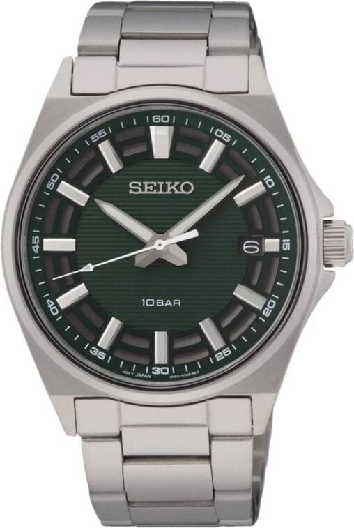Seiko Horloges Grijs Heren
