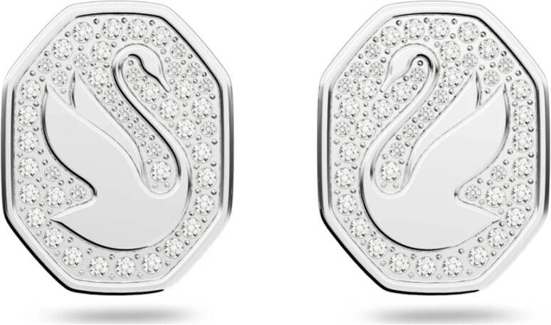 Swarovski Oorbellen Grijs Dames