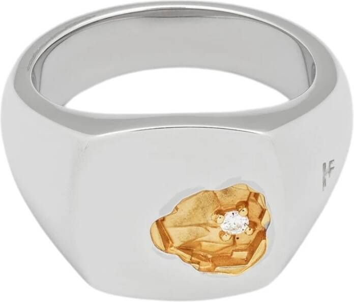 Tom Wood Ringen Grijs Dames