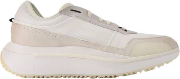 Y-3 Y 3 is de AJTU run sneakers in het wit Y 3, Wit, Heren