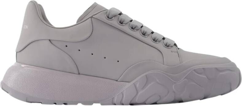 alexander mcqueen Sneaker in grijs leer , Grijs, Heren