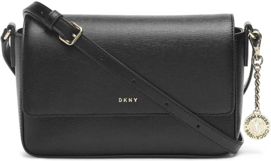 DKNY-Crossbodytassen-Bryant Medium Flap Crossbody-Zwart