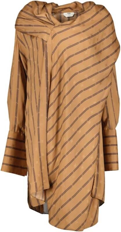 Fendi Casual kleedjes Beige Dames