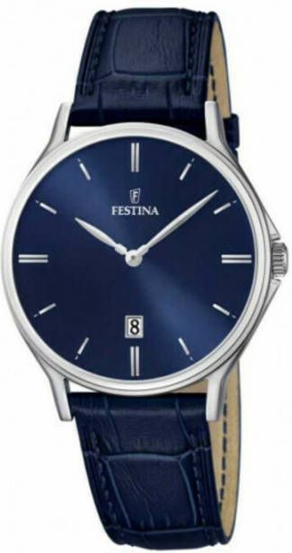 Festina Orologio Solo Tempo Correa , Blauw, Heren