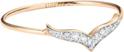 GINETTE NY Diamond Wise ring van 18k rosé RWSED