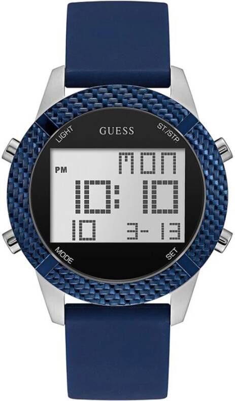 Guess Bekijk W1037G1 , Blauw, Heren