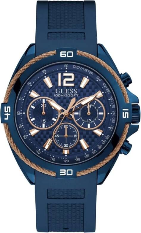 Guess Bekijk W1168G4 , Blauw, Heren