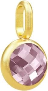 Julie Sandlau Elva Pendant Gold , Roze, Dames