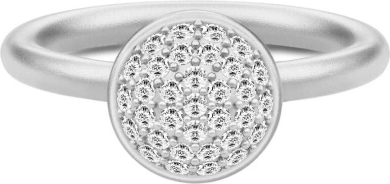 Julie Sandlau Glory Ring Rhodium , Grijs, Dames