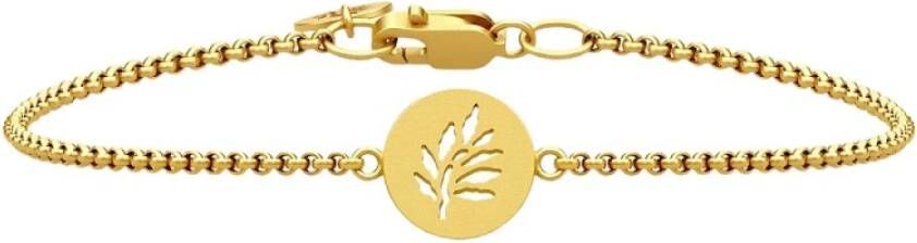 Julie Sandlau Signature armband goud , Geel, Dames