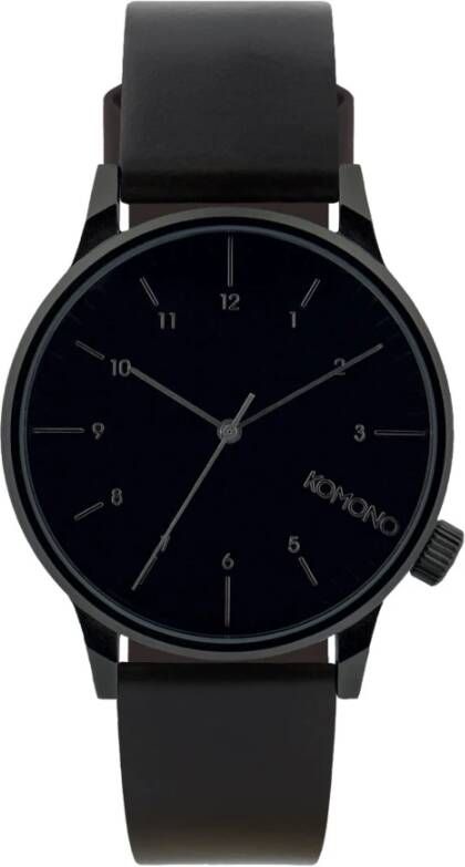 Komono Winston Regal All Black Horloge