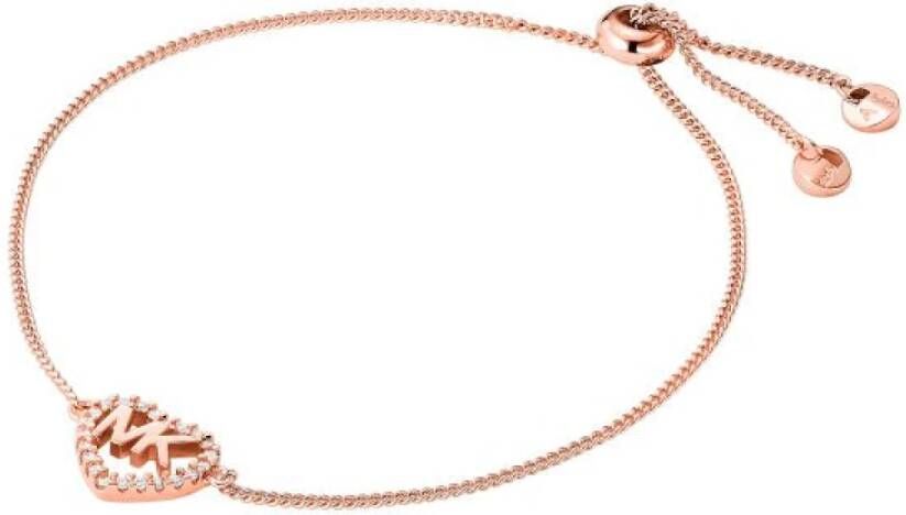Michael Kors Armband van zilver met 14K roségoud verguld