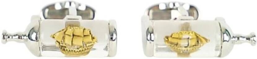 Paul Smith Manchetlinks stropd clips , Grijs, Heren