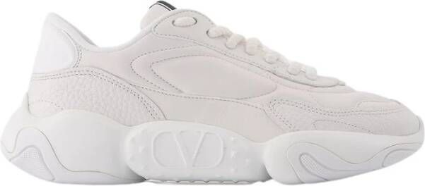 Valentino Garavani Bubbeback sneaker in wit leer , Wit, Dames