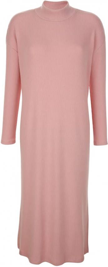 AMY VERMONT Gebreide jurk van comfortabel ribmateriaal Mauve