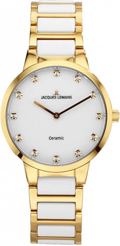 Jacques Lemans Dameshorloge Serie Dublin, 1 2045B Wit