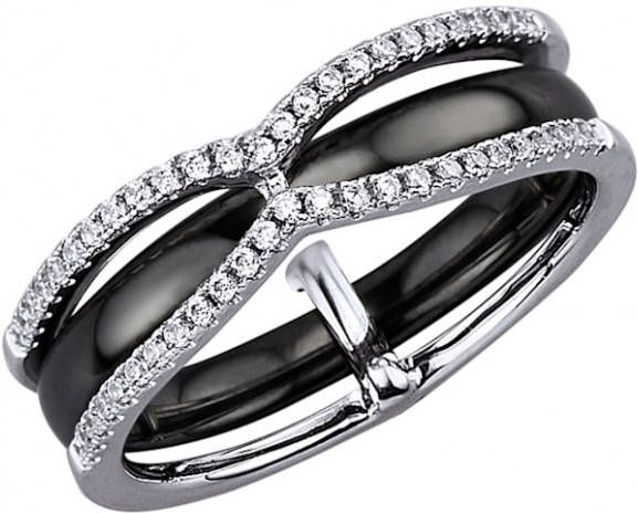 Damesring Jaques Lemans Sports Zwart