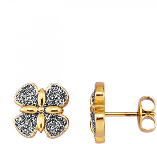 Jacques Lemans Oorstekers Goudkleur