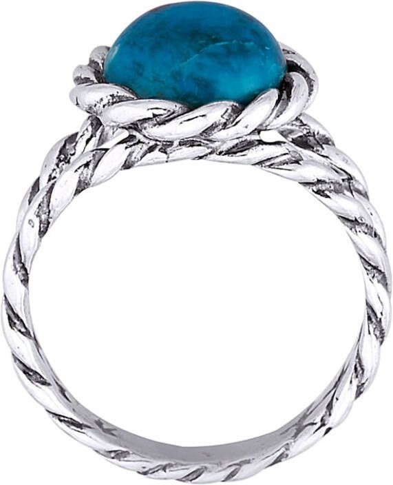 MONA Damesring met 1 chrysocolla Turquoise