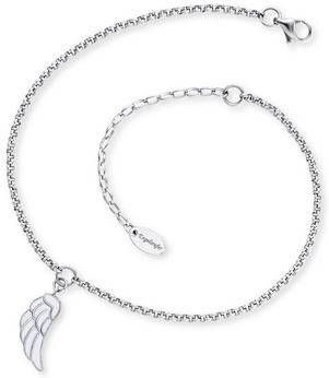 Engelsrufer Enkelkettinkje Vleugel met email, ERFS LILWING PE met email