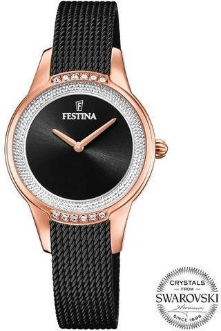 Festina Orologio Donna Solo Tempo Collezione Mademoiselle , Zwart, Dames