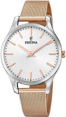 Festina Orologio Donna Solo Tempo Collezione Boyfriend , Roze, Dames
