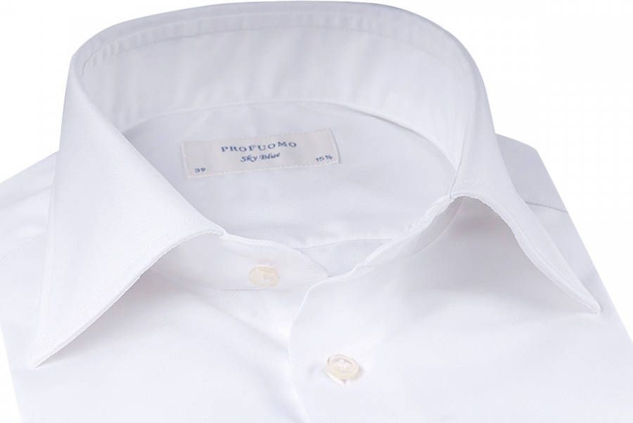 Profuomo Regular fit smoking overhemd met dubbele manchet