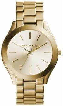 Michael Kors Horloges Slim Runway MK3179 Goudkleurig online kopen