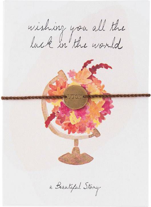 A Beautiful Story Armbanden Jewelry Postcard World Rood