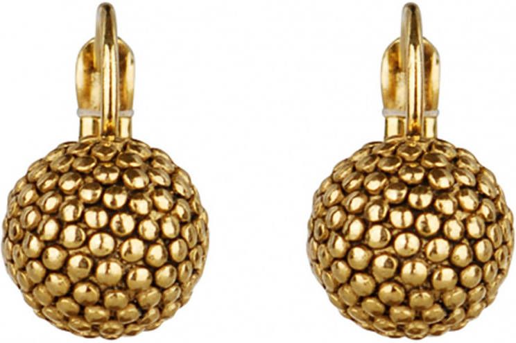 Camps en Camps Oorbellen Globe Dormeuses Goudkleurig