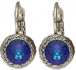 Camps en Camps Oorbellen Royal Blue Dormeuses Donkerblauw