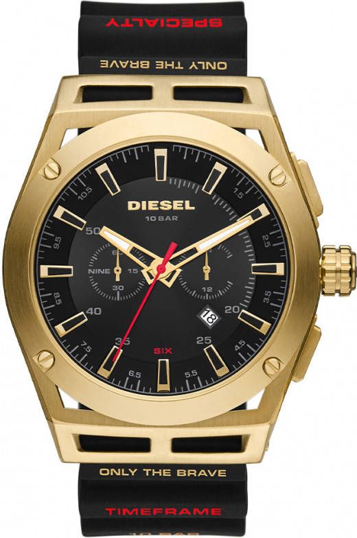 Diesel Horloges Timeframe DZ4546 Zwart