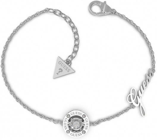 Guess Armbanden Bracelet Solitaire JUBB01462JWRHS Zilverkleurig